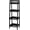 Espresso, variant on UTEX 3-Tier Ladder Shelf, Bathroom Shelf Freestanding, 3-Shelf Spacesaver Open Wood Shelving Unit, Ladder Shelf, White Finish