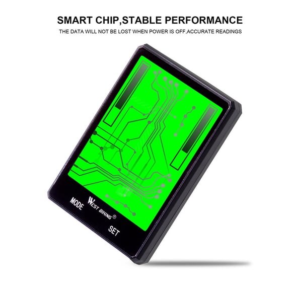 Momihoom Wireless LCD Bicycle Computer Speedometer and Odometer with Smart Chip