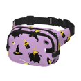 thumbnail image 2 of Fotbe Cute Halloween Cangurera Cuadrada con Estampado de Doble Capa, Bolsa de Cintura Ajustable Mini para Hombres y Mujeres, 2 of 9