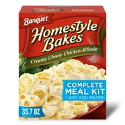Banquet Homestyle Bakes Creamy Cheesy Chicken Alfredo, Meal Kit, 35.7 oz