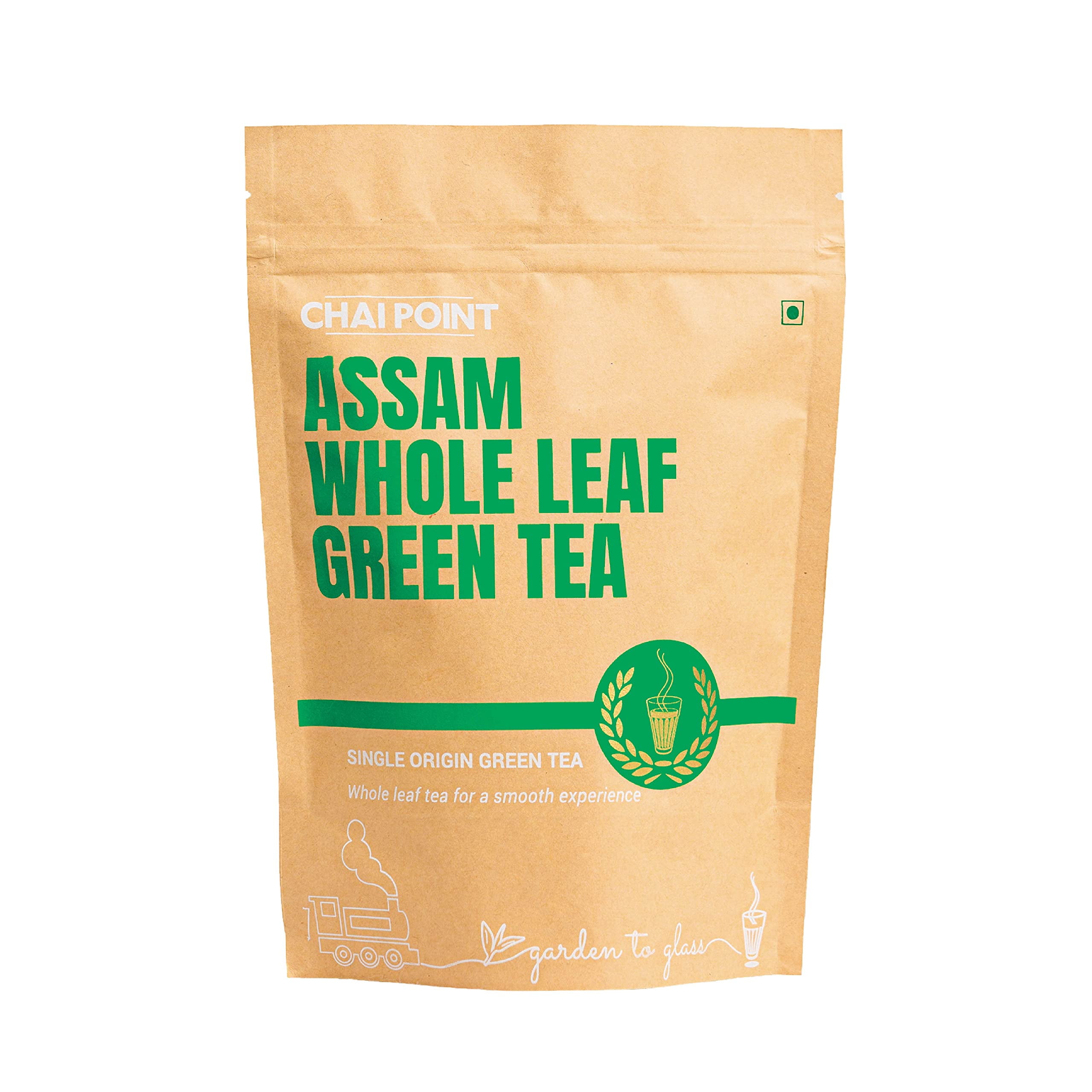 CHAI POINT Assam Green Tea 100G Green Tea Loose Leaf Enriched with