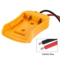 thumbnail image 4 of Uxcell Battery Adapter Converter for DIY Rc Car Truck Toys' 20V Battery with  Wire Harness Connector, 2pcs, Yellow, 4 of 6