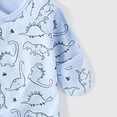 thumbnail image 6 of CAUYDY Baby Boys Clothing Preemie Romper 3-6M 9-12M 18-24M Newborn Long Sleeved Sleepers Fall Winter Infant Boy Soft Pajamas Toddler Bodysuit Light Blue for Sizes Newborn, 6 of 6