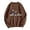 Brown, variant on XDZJLR Halloween Sweatshirt For Men Funny Graphic Long Sleeve Crewneck Casual Winter Fall Winter Pullover Tops