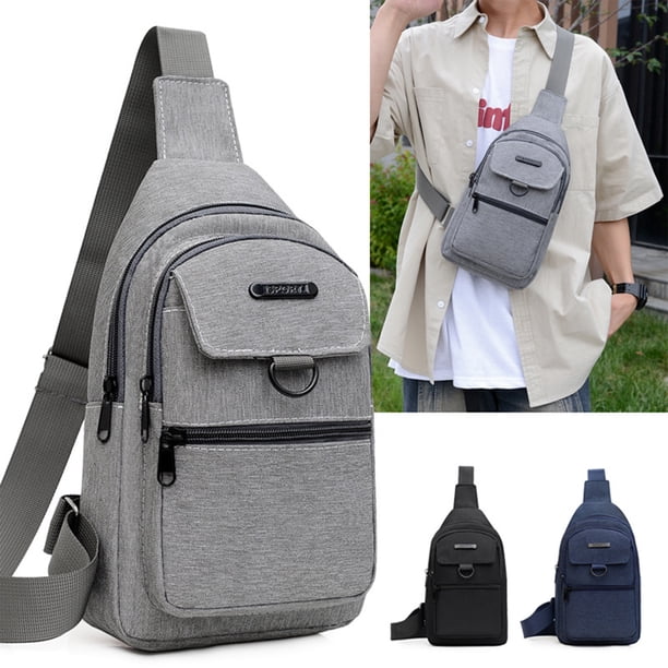 Xihbxyly Bolso Bandolera Pequeño, Correa Ajustable para El Hombro, Impermeable, Ligero, Bolso de Viaje, Versátil para Senderismo y Actividades Al Aire Libre, Diseño Unisex, Tamaño 30 X 18 X 6 Cm.