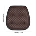 thumbnail image 3 of Four Season Breathable Car Seat Cushion with Sandwich Mesh and Punched Ventilation Design, All-Year Comfortable Driving Pad for Summer Cooling and Winter Soft Support, 3 of 6