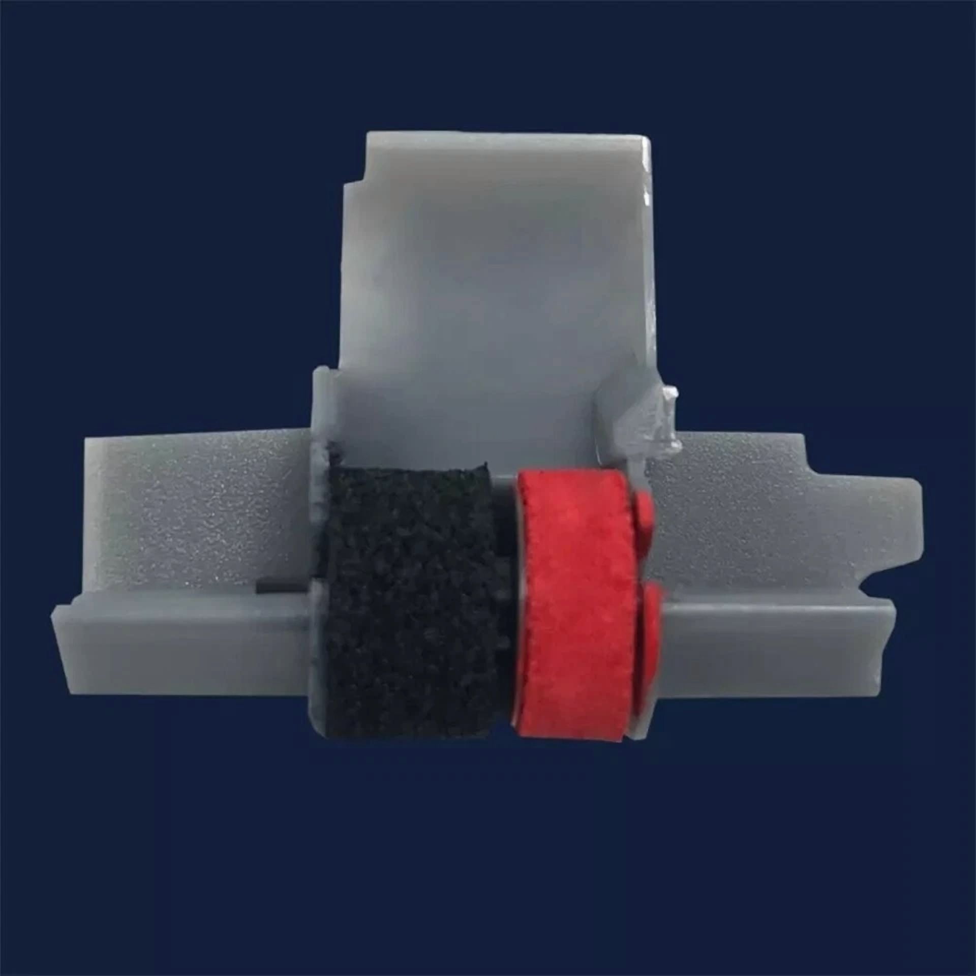 KLYNE- 12Pcs Ir-40T Black & Red Calculator Ink Rollera For Cp13 Nr42 Ir40T Sharp Casio