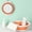Orange#186🍓, variant on Collapsible Wash Basin Portable Folding Wash Basin | Multi-Function Plastic Basin | Space Saving Storage | Large Capacity | 8.2x5.5x2.5in | Hanging Hole | Reusable for Camping, Hiking, Home, Outdoor