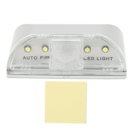 

LED Keyhole Light Service Life White Lighting PIR Motion Detector Night Light Energy Saving Compact Battery Operated For Cupboards