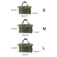thumbnail image 5 of Bolsa de herramientas de boca ancha, bolso de mano de lona resistente de alta capacidad, bolsa de herramientas multifunción portátil para llave de almacenamiento, destornilladores, alicates,, 5 of 5
