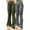 Dark Gray, variant on Kaemgyyd 2 Pc Women's Flare Yoga Pants Solid High Waisted Bootcut Running Trousers Casual Bell Bottom Workout Leggings