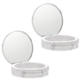 thumbnail image 2 of KAKOWELY 2Pcs Pressed Powder Cases Compact Container Makeup Powder Boxes (Assorted Color),2.91"X2.91"X0.73", 2 of 4