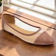 thumbnail image 4 of Zapatos Planos Versátiles Con Punta Puntiaguda para Mujer Zapatos Náuticos Poco Profundos (rosa 37), 4 of 9
