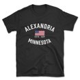 thumbnail image 1 of Alexandria Minnesota Patriot Men's Cotton T-Shirt, 1 of 1