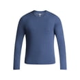 thumbnail image 4 of Athletic Works Men's and Big & Tall Men's Tri-Blend Tee with Long Sleeves, Sizes XS-4XLT, 4 of 5