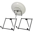 thumbnail image 1 of Caballetes De Metal Negro – Juego De 3 – Soportes De Mesa Para Placas, Azulejos, Fotos, Libros Y Arte En Lienzo – 4 Pulgadas De Alto X 3,88 Pulgadas De Ancho, 1 of 4