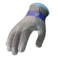 thumbnail image 2 of Guante resistente a cortes ShuxiuWang Guantes de metal de malla de alambre de acero inoxidable grado alimenticio, 2 of 5