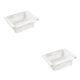 thumbnail image 1 of Bearachild Refrigerador Organizador de plástico Retráctil Multifuncional Escalonado Cajón Cesta Fresca Divisor Bandeja Caja de almacenamiento Blanco 2Conjunto, 1 of 6