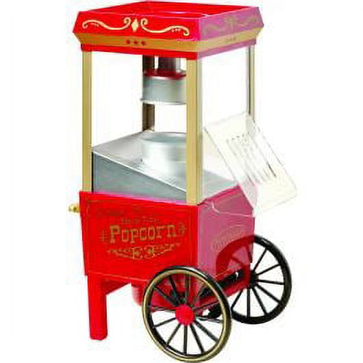 Nostalgia Electrics Nostalgia Electrics OFP-501 Vintage Series Ofp501 Popcorn Popper, 3-1/2 Ounce Kernel, 1080 W, Orange/Red
