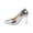 Silver, variant on Women's Pumps Wedding Dress Shoes Slip on Stiletto Pumps High Heels Pumps Closed Pointed Toe Casual Classic Office Solid Color Shoes