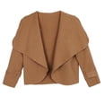 thumbnail image 1 of Chaqueta De Punto Lana Manga Larga Frente Abierto Estilo Moderno Apariencia Atractiva Mujeres METRO Baoblaze Chaqueta corta de lana, 1 of 8