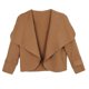 thumbnail image 1 of Elegante De Mujer De Manga Larga De Otoño Con Solapa De Chaqueta De Solapa Corto Abierto Delante Soledad Chaqueta corta de lana, 1 of 10