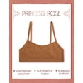 thumbnail image 2 of Princess Rose Girls Seamless Bra - 7 Pack Seamless Training Bra Spaghetti Strap Brallettes (5-12), 2 of 7