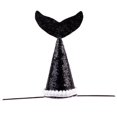 thumbnail image 2 of Perro gato cumpleaños sombrero fiesta disfraz mascota cachorro sombrero accesorio Negro Zulema Pet Dog Cat Headwear, 2 of 7