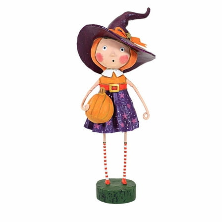 Lori Mitchell Charmed - One Figurine 8.0 Inch, Polyresin - Halloween Witch Pumpkin 15526