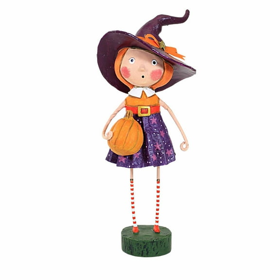 Lori Mitchell Charmed - One Figurine 8.0 Inch, Polyresin - Halloween Witch Pumpkin 15526