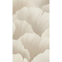 Taupe Coral Like Petals Bold Floral Printed Non Woven Non-Pasted Textured Wallpaper 57 Sq. Ft.