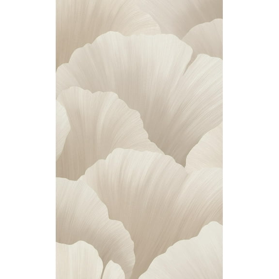 Taupe Coral Like Petals Bold Floral Printed Non Woven Non-Pasted Textured Wallpaper 57 Sq. Ft.