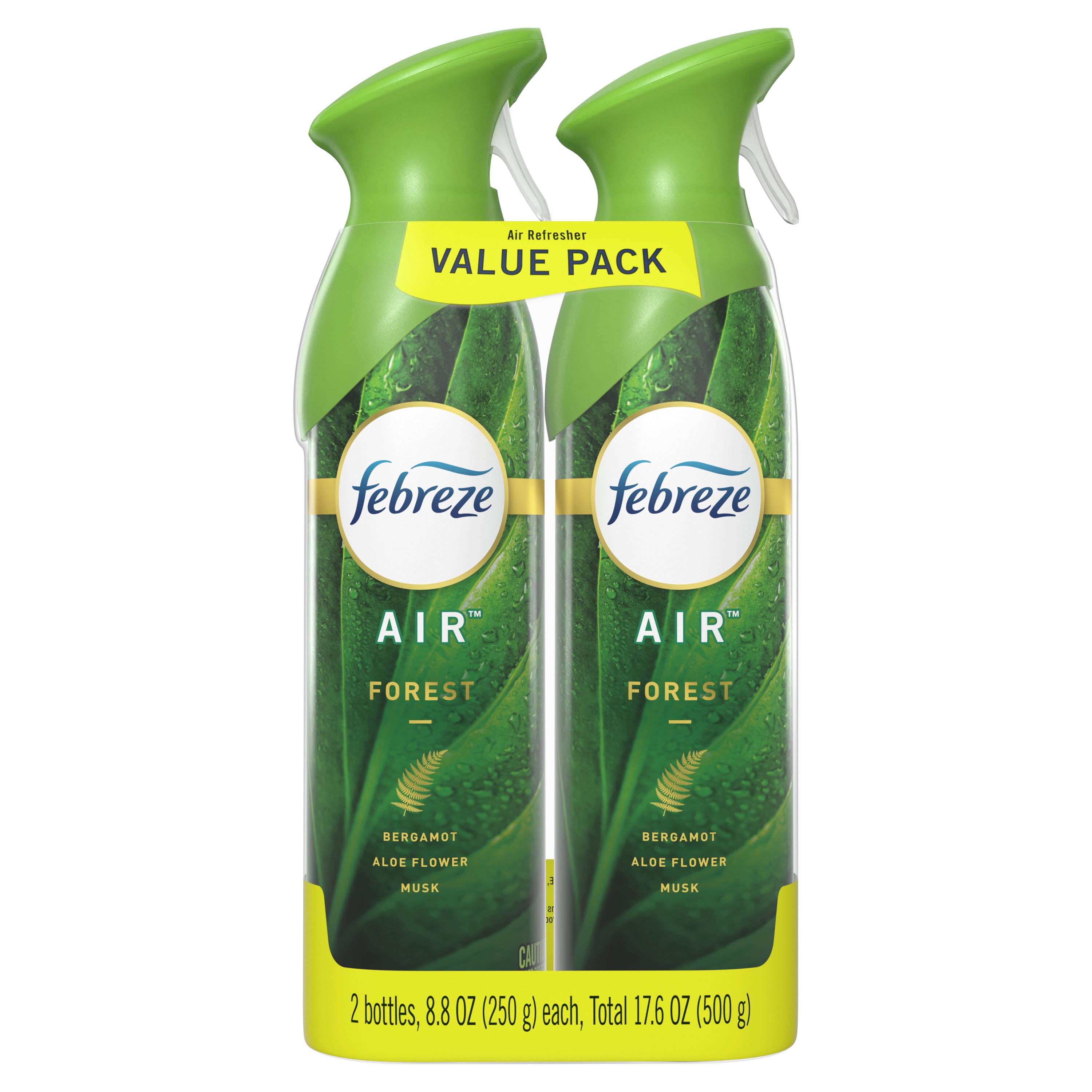 Febreze Odor-Eliminating Air Freshener Spray, Forest, 2 Ct