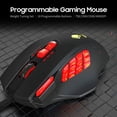 thumbnail image 2 of Mistaha Souris de Jeu Filaire Programmable 4000 DPI Souris Ergonomique 18 Boutons Programmables/ 4 Niveaux de DPI Réglables/, 2 of 8