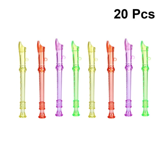 OULII 20Set Kids Musical Instruments Early Education Toy Plastic Clarinet And Flutes For Child Development