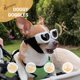thumbnail image 3 of Gafas para perros Shuxiu Wang a prueba de rayos ultravioleta impermeables blancas, 3 of 5