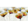 thumbnail image 3 of Fleurs Color Spotchées - Toile 24"x48 Pouces - Impression à la Demande, 3 of 5