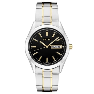 Seiko 5 Black Dial Stainless Steel Men's Watch SNK623 - Walmart.com