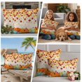 thumbnail image 4 of Outdoor Pillow Covers 20x20 Set of 2, Orange Pumpkin Fall Waterproof Patio Throw Pillow Covers for Couch Sofa Chair, Thanksgiving Maple Leaf Farmhouse Decorative Pillowcases for Throw Pillows, 4 of 9