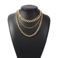 thumbnail image 2 of Faux 18K Gold Rope Chain Necklace, Fake Gold Rope Necklace, Not Real Gold Chain , Jewelry Wear Alone or with Pendant, 2 of 5
