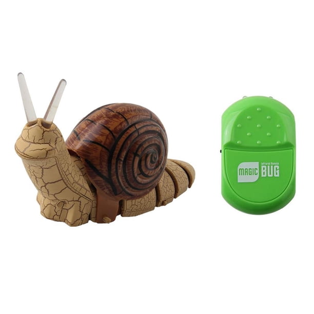 Mando por infrarrojos simulado falso caracol retorcido RC juguete Scary Trick , Caracol Hugo Broma caracol insecto