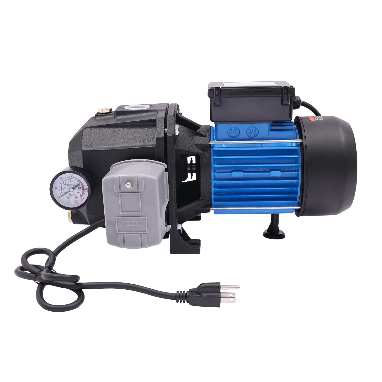 Garden 1HP Water Pump 134.2ft³/h Flow Rate Shallow Well Pump Water Pump Versatile for Farms and Grasslands