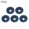 thumbnail image 3 of Uxcell 5 Pcs Roues Dénudées 4"x5/8 Pouces pour Moulin d'Angle Bleu, 3 of 6