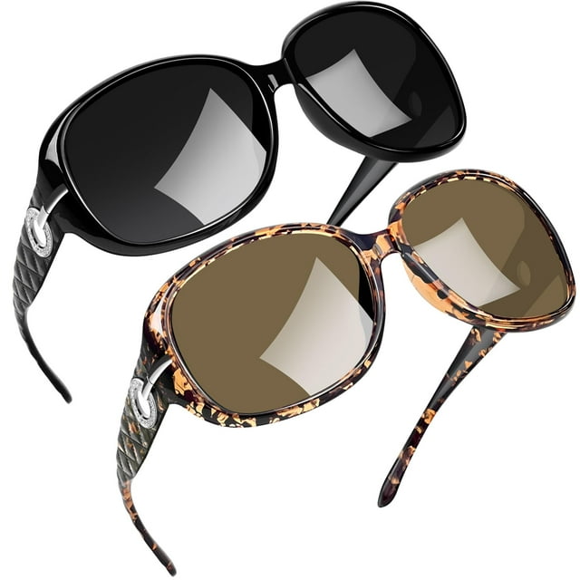 Gafas de sol Joopin Jackie polarizadas UV400 para mujer negras