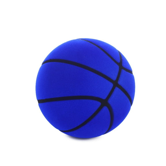 ASilent Basketball,Quiet Basketball Dribbling Indoor,Soundless Basketball for Indoor Training，Additional Basket