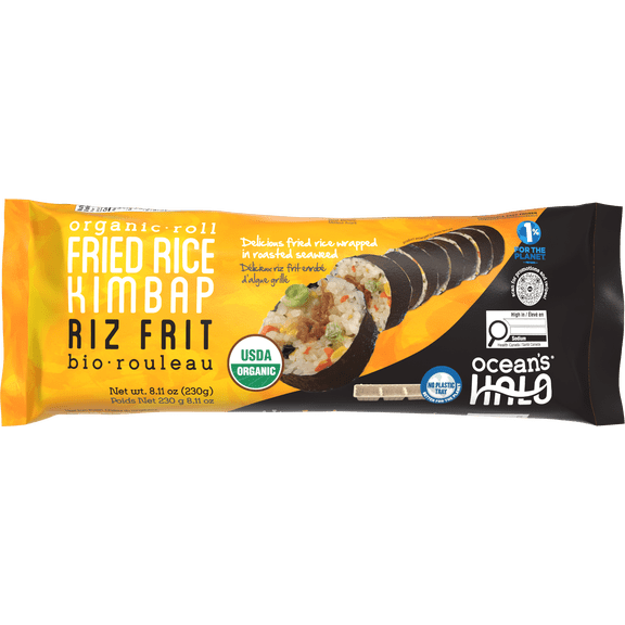 Ocean's Halo Organic Fried Rice Kimbap, 230 g