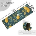 thumbnail image 5 of Yayeee Runner Rug for Bedroom 2'x6' Machine Washable Hallway Non Slip Mat, Blue Lemons, 5 of 8