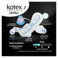 thumbnail image 3 of Toallas femeninas Kotex Unika ultradelgada flujo moderado con alas 10 pzas, 3 of 4