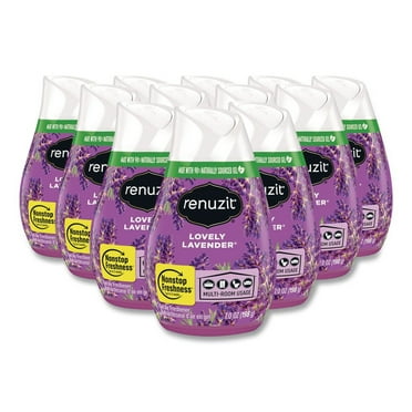 Renuzit 43133 7 oz Cone Adjustables Air Freshener - Lovely Lavender (12/Carton)