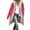Hot Pink@4, variant on Dazajoo Womens Sherpa Fleece Lined Long Jackets Thicken Warm Overcoats Winter Zip Up Puffer Coats with Hood,Wine,XXXL